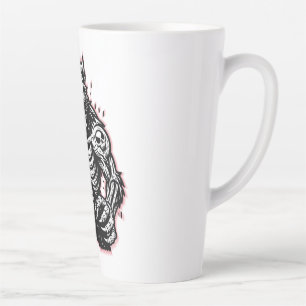 Caneca De Café Latte Scary Halloween Zombie Werewolf