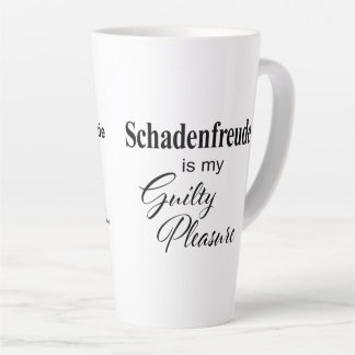 Caneca De Café Latte Schadenfreude* é minha esposa latte mug