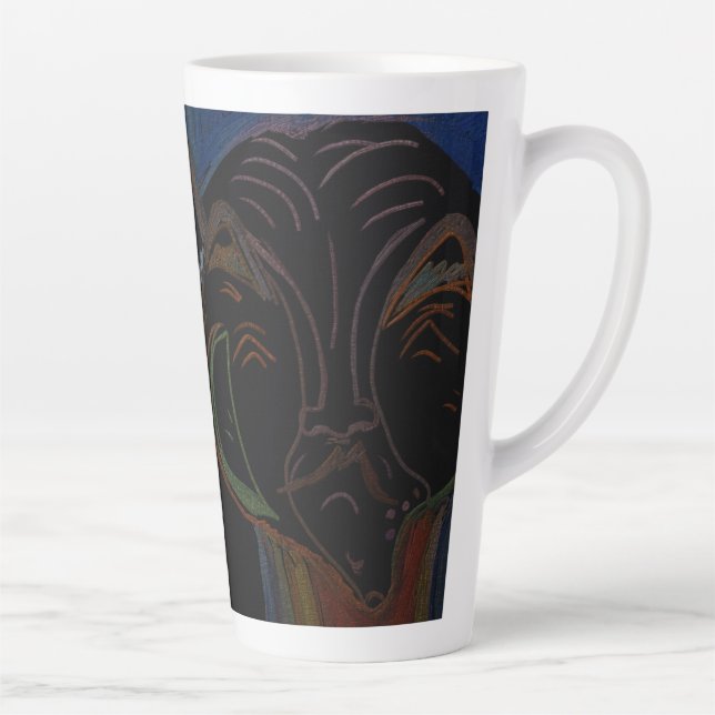 Caneca De Café Latte Sci-fi Hybrid Large Mug (Direita)