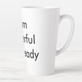 Caneca de Café Latte Segunda-feira Mágica – Citaçã