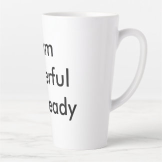 Caneca de Café Latte Segunda-feira Mágica – Citaçã