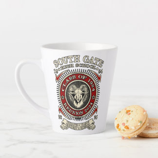 Caneca De Café Latte Segundo grau do Portão Sul Ram/Ramsey Latte Mug