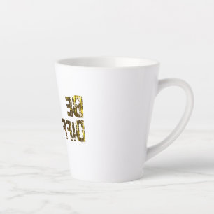 Caneca De Café Latte Seja Diferente Para Fora