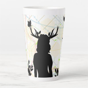 Caneca De Café Latte Selvagem Com a Natureza