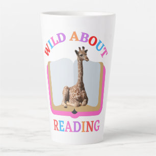 CANECA DE CAFÉ LATTE SELVAGEM SOBRE LEITURA