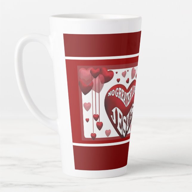 Caneca De Café Latte Sem Maior Amor © Latte Mug 11oz. (Esquerda)