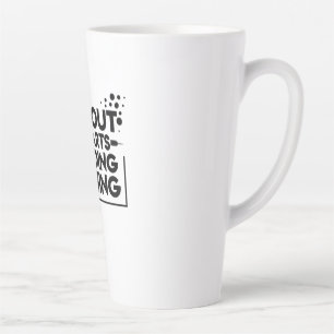 Caneca De Café Latte Sem Meus Dentes Eu Não Estou Fazendo Nada