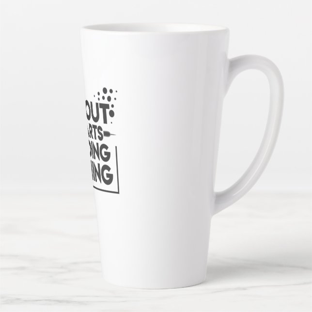 Caneca De Café Latte Sem Meus Dentes Eu Não Estou Fazendo Nada (Direita)