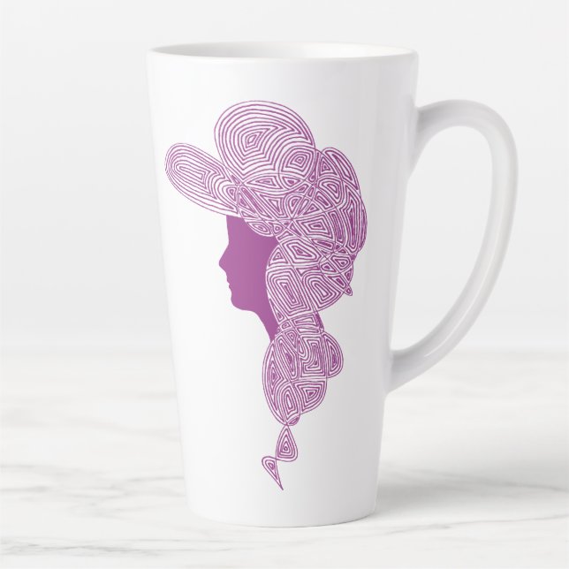 Caneca De Café Latte Senhora (Direita)