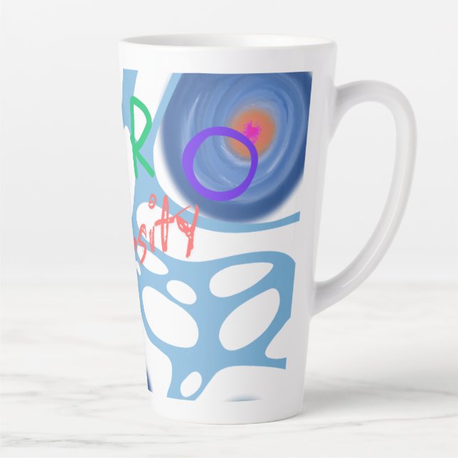 Caneca De Café Latte Sensor de Aspergers do Neuro Autism (Direita)