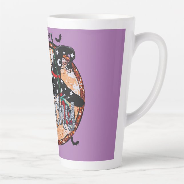 Caneca De Café Latte Sentir-Se Testemunha - Chapéu das Bruxas do Hallow (Direita)
