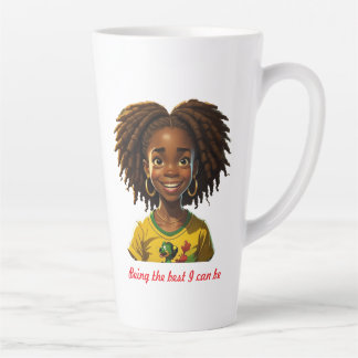 Caneca De Café Latte Ser O Meu Melhor