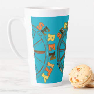 CANECA DE CAFÉ LATTE SERENIDADE - ACEITAÇÃO TRANQUILA
