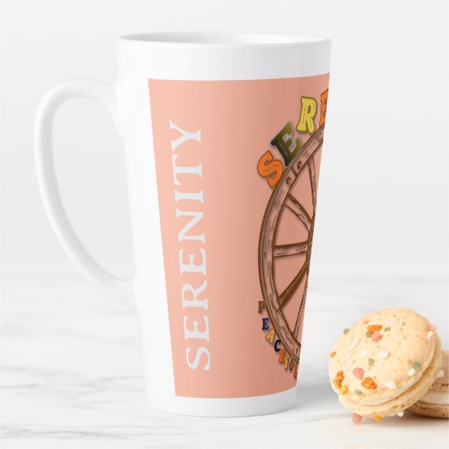 CANECA DE CAFÉ LATTE SERENITY- PEACEFUL ACCEPTANCE (In Situ)