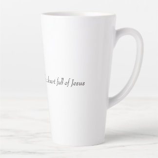 Caneca De Café Latte servindo minha família 