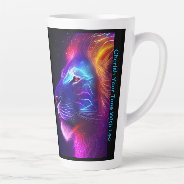 Caneca De Café Latte Seu Amigo É O Rei Latte Mug (Direita)