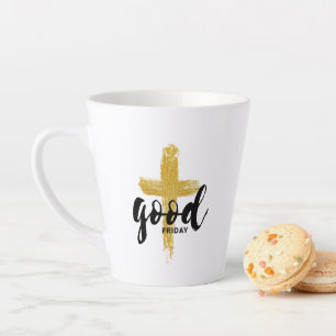 Caneca De Café Latte Sexta-feira Santa   Caneca Faith Latte