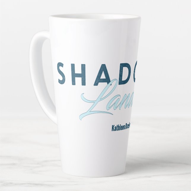 Caneca De Café Latte Shadows Landing (Ângulo esquerdo)
