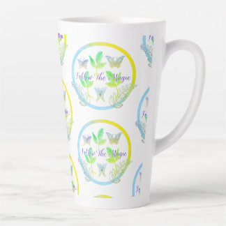 Caneca De Café Latte Siga A Caneca De Latte Mágica