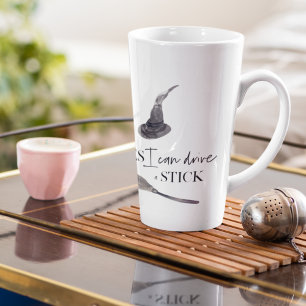 Caneca De Café Latte Sim, Eu Posso Dirigir Uma Diversão De Pau Feliz