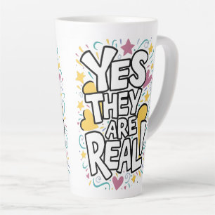 Caneca De Café Latte Sim, são mulheres muito engraçadas