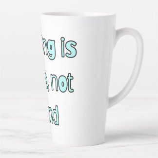 Caneca De Café Latte Simple quote mug