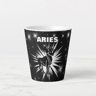 Caneca De Café Latte Sinal de 'Aries'