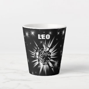 Caneca De Café Latte Sinal de Leo