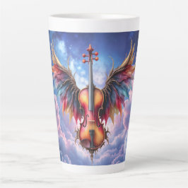Caneca De Café Latte Sinfonia dos Céus enluarados