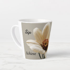 Caneca De Café Latte Sip, Dream, Achieve Designer Mug