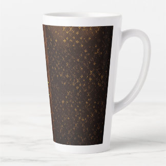 Caneca De Café Latte Sips de Latte de Assinatura: LV Tema Mug