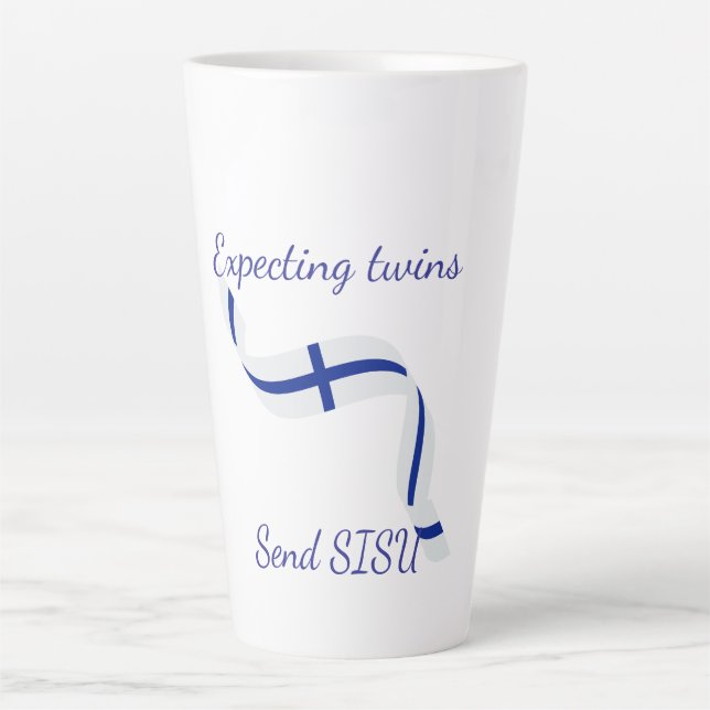 Caneca De Café Latte SISU Latte Mug para esperar pais (Frente)