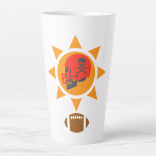 Caneca De Café Latte Skull Futebol