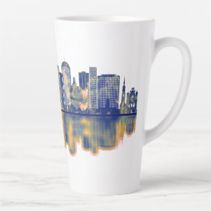 Caneca De Café Latte Skyline Dortmund
