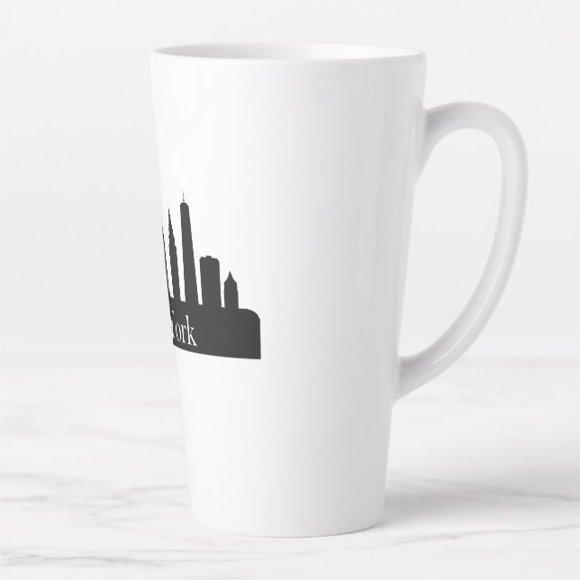 Caneca De Café Latte Skyline New York (Direita)