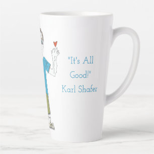 Caneca De Café Latte 'Slooky' - "Está tudo bem!" Caneca para café latte