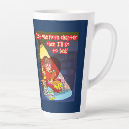 Caneca De Café Latte Só mais um capítulo depois vou para a cama