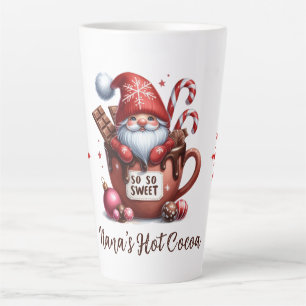 Caneca De Café Latte So So Sweet Papai Noel Gnome