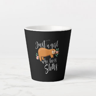 Caneca De Café Latte Só Uma Garota Que Adora Lopa - Pão De Lama Bonito