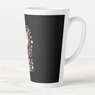 Caneca De Café Latte Só Uma Rapariga Que Ama Frangos E Vinho