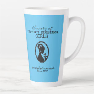 Caneca De Café Latte Sociedade de Garotas Obstinadas e Fortes Mug