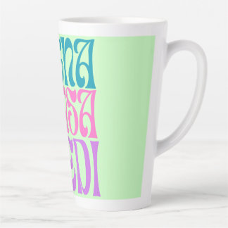 Caneca De Café Latte Sogna Pensa Credi