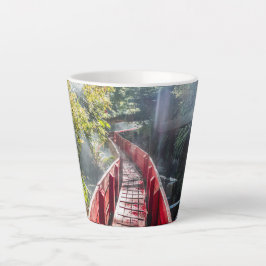 Caneca De Café Latte Sol nos Termas Geometricas, Conaripe, Chile