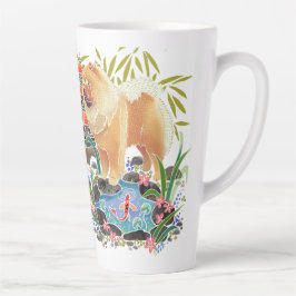 Caneca De Café Latte SONGMAO latte mug com texto no verso