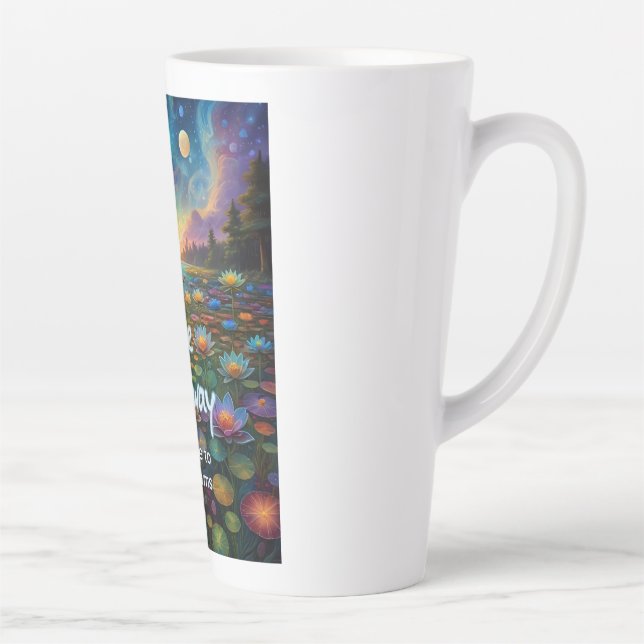 Caneca De Café Latte Sonhe Longe (Direita)