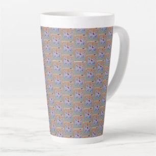 Caneca De Café Latte Sonho de borboleta