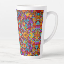 Caneca De Café Latte Sonho de Confetes