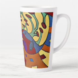 Caneca De Café Latte Soprar