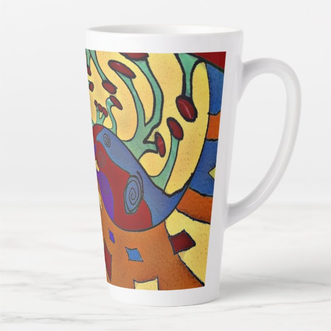 Caneca De Café Latte Soprar (Direita)
