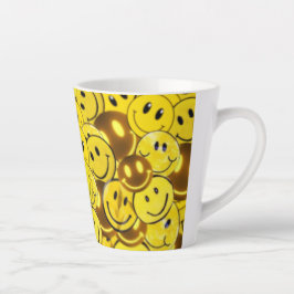 Caneca De Café Latte sorriso